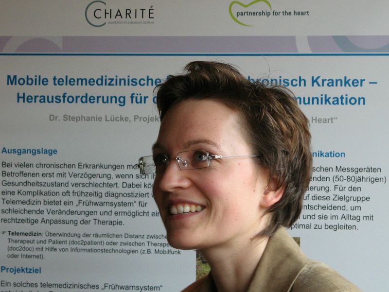 Dr. Stephanie Lücke von der Charit?? in Berlin erläutert ihr Projekt