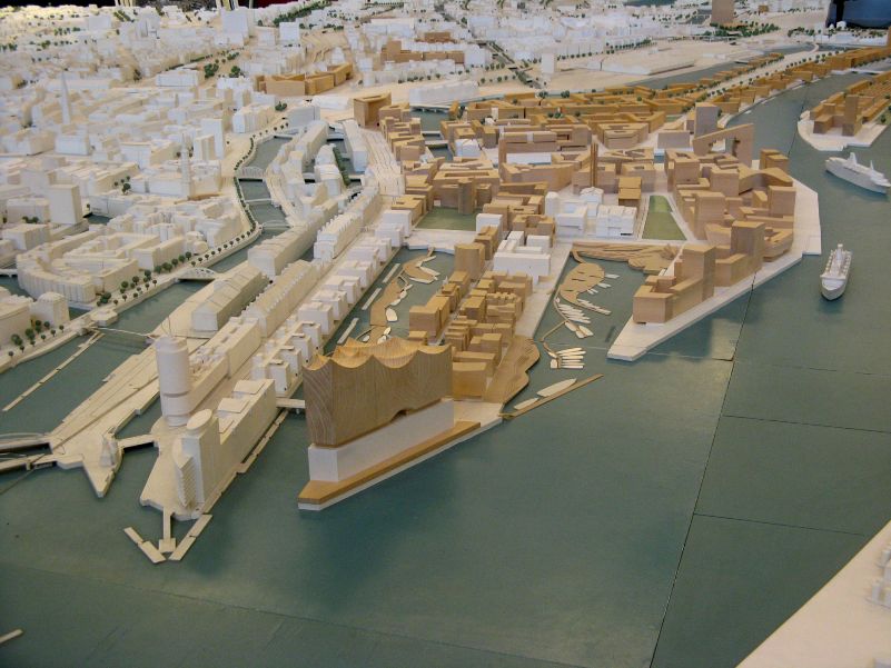 Stadtmodell der Speicherstadt