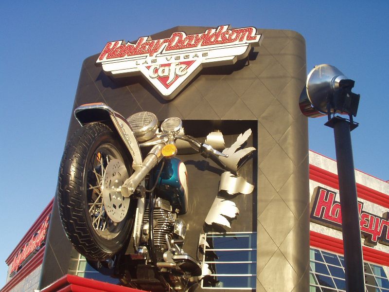 Fassade von Harley Davidson in Las Vegas