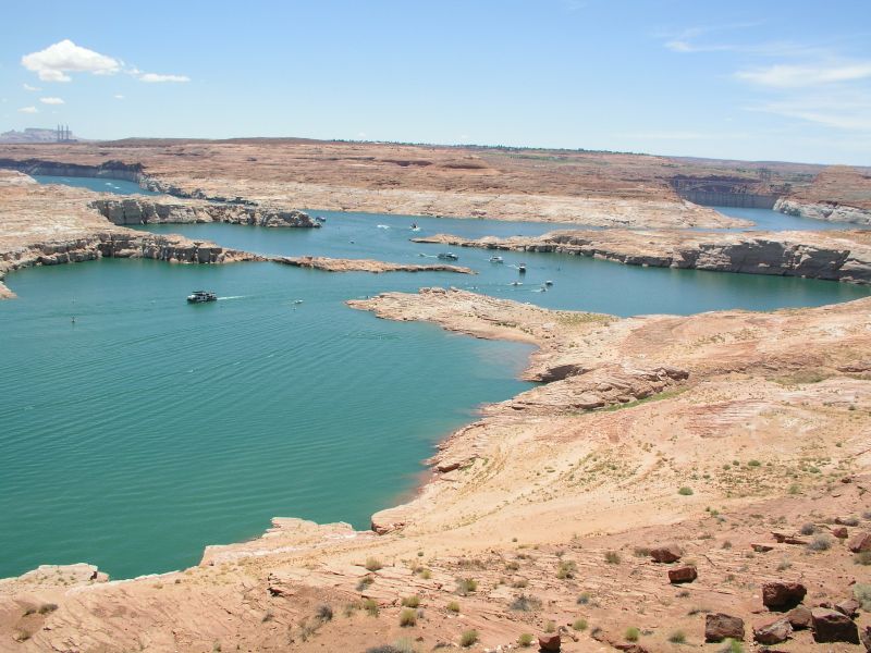 Boote am Lake Powell