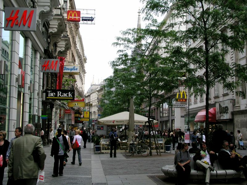 Wien Kärntnerstraße, mit H&M