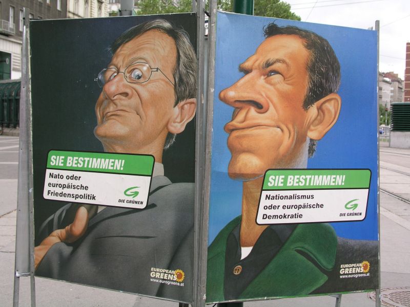 Werbung im Europawahlkampf 2004