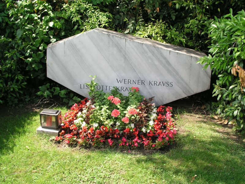 Grab von Werner Krauss auf dem Zentralfriedhof in Wien