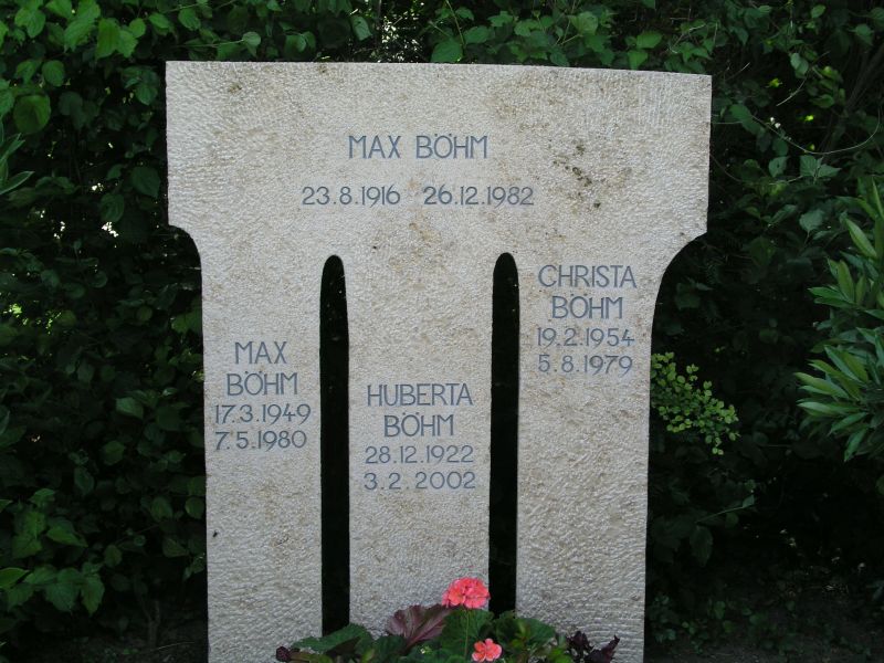 Maxi Böhm Grab