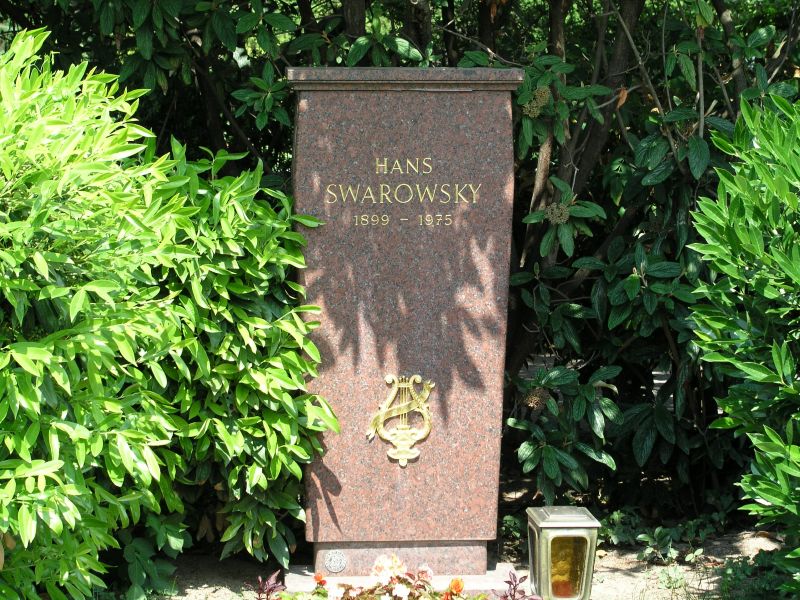 Ehrengrab von Hans Swarowsky auf dem Wiener Zentralfriedhof
