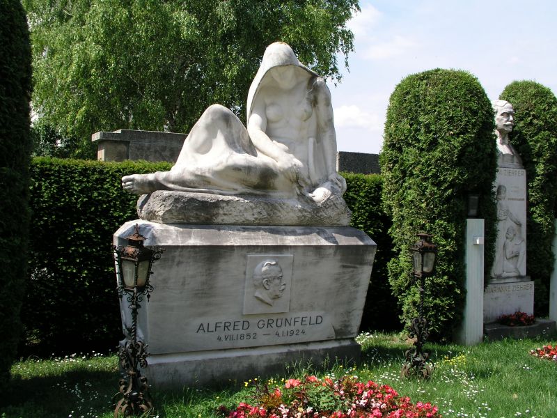 Ehrengrab von Alfred Grünfeld auf dem Wiener Zentralfriedhof