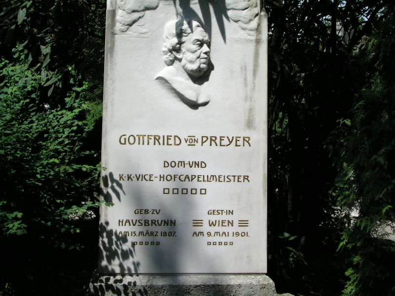 Ehrengrab für Gottfried von Preyer  am Wiener Zentralfriedhof