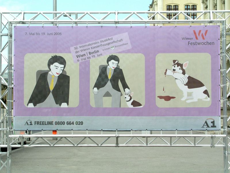 Plakat zu den Wiener Festwochen 2005