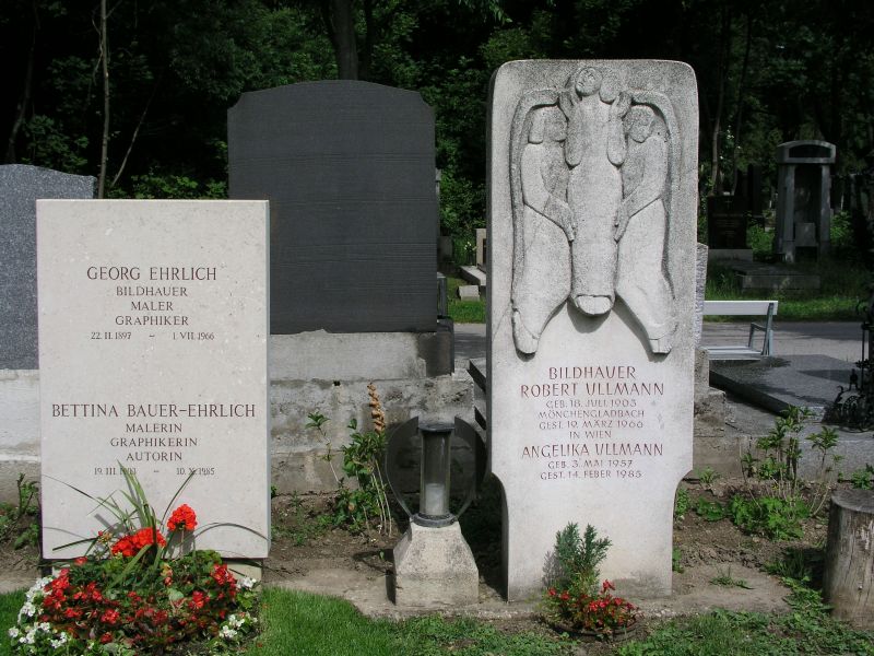 Ehrengräber von Georg Ehrlich und Robert Ullmann auf dem Wiener Ehrenhain