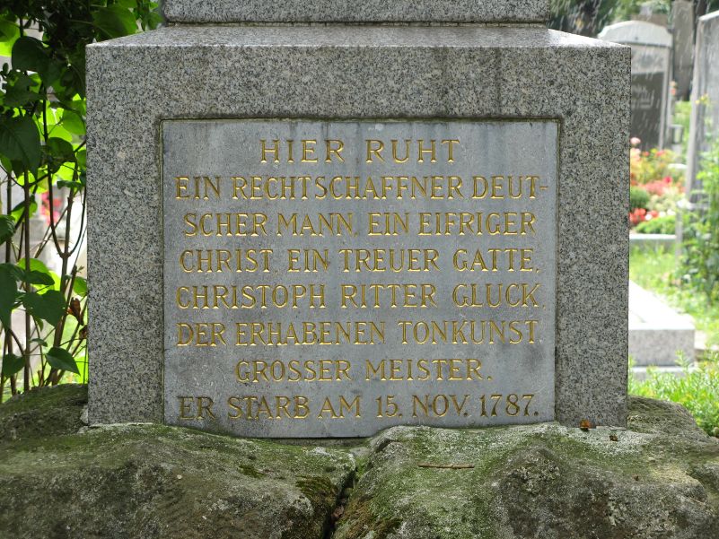 Grab von Christoph Willibald Gluck