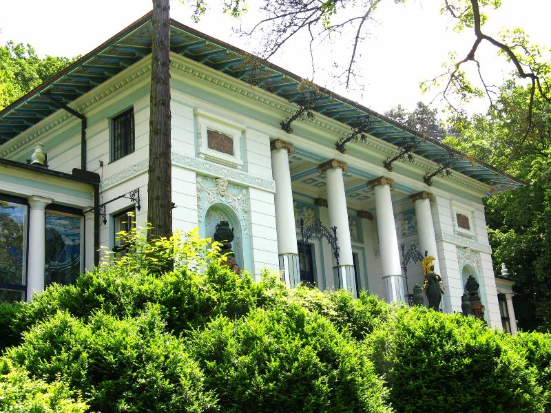 Ernst Fuchs Villa in Wien Penzing, erbaut von Otto Wagner