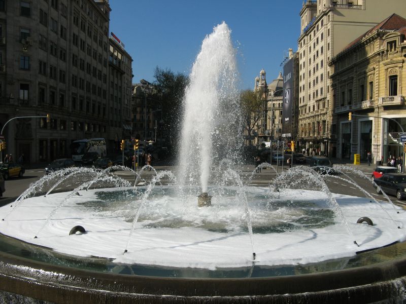 Springbrunnen in Barcelona