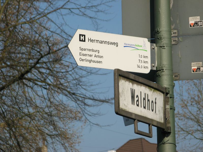 Hermannsweg in Bielefeld