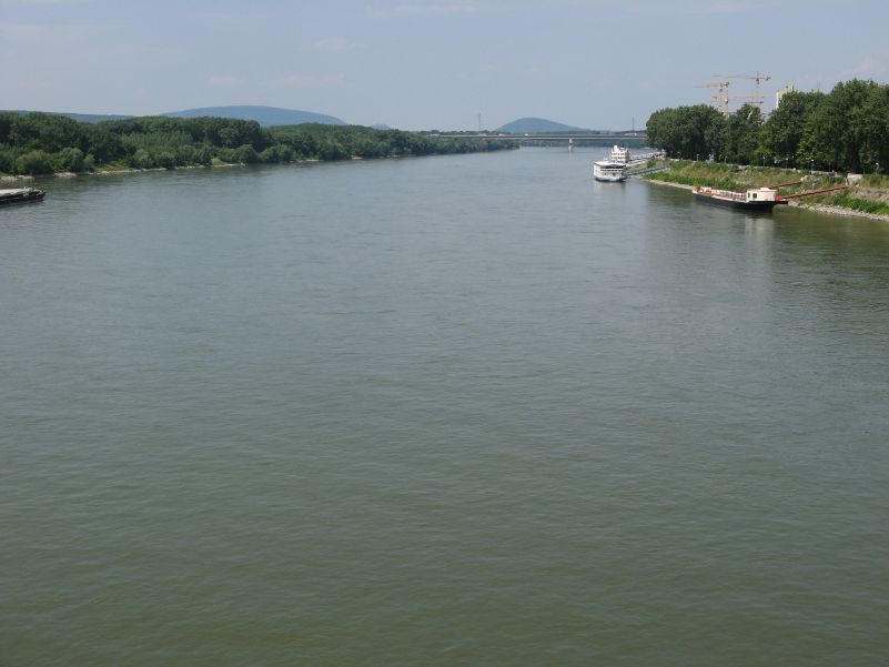Die Donau in Bratislava