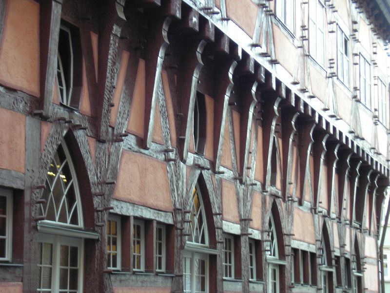 Fachwerkfassade des Alten Rathauses