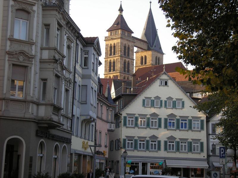 Esslingen, typische Ansicht in der Altstadt