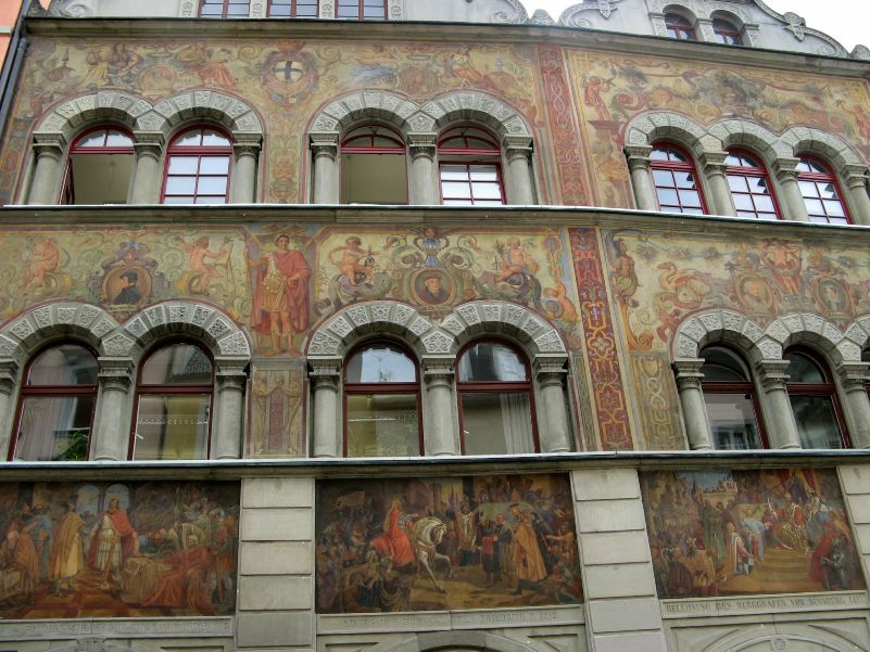 Rathausfassade in Konstanz