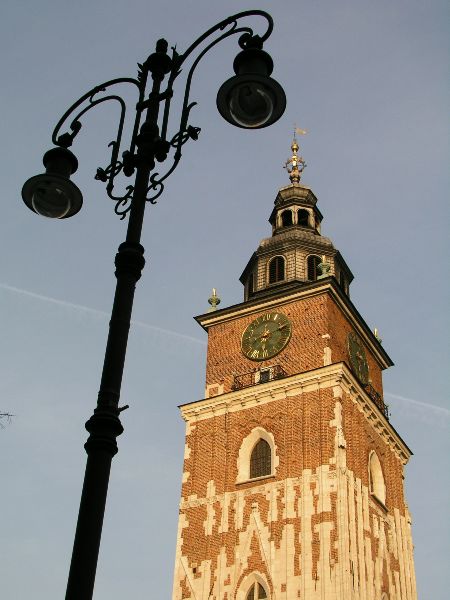Krakau, alleinstehender Rathausturm am Hauptplatz