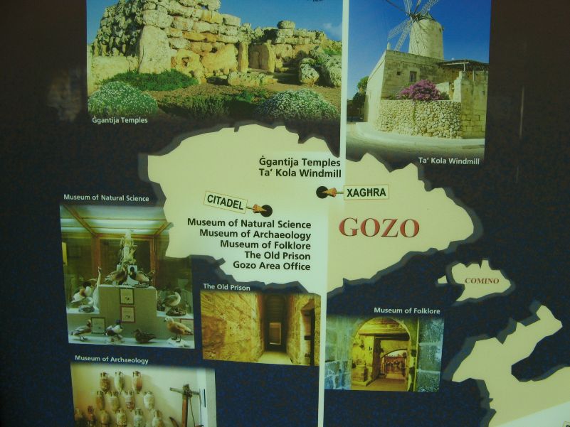 Hauptsehenswürdigkeiten in Gozo