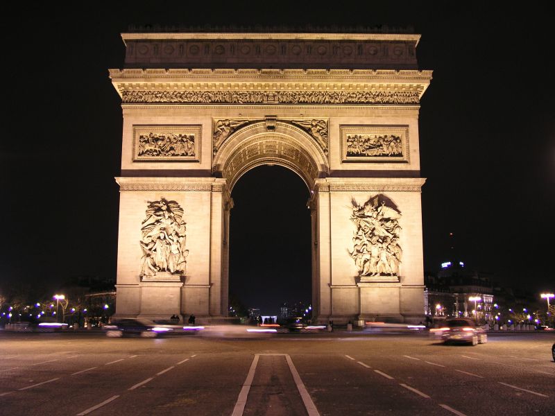 Paris Arc de Triomphe, Place de l'Etoile