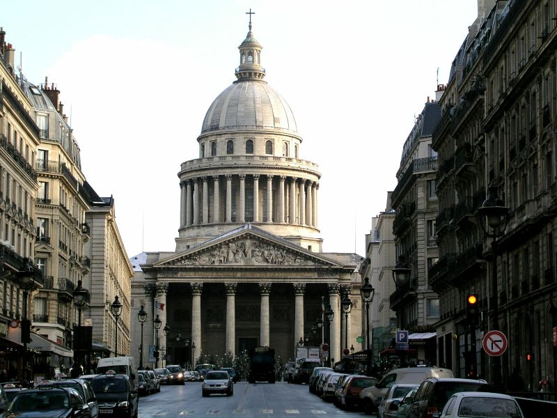 Pantheon, die Ruhmeshalle der Franzosen im Quartier Latin, Paris