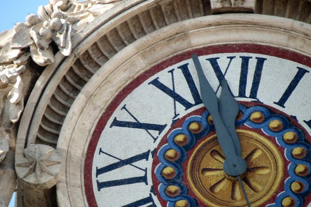 Petersplatz und Petersdom im Vatikan in Rom