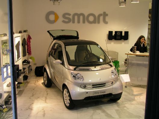 Smart, das beliebte römische Stadtauto