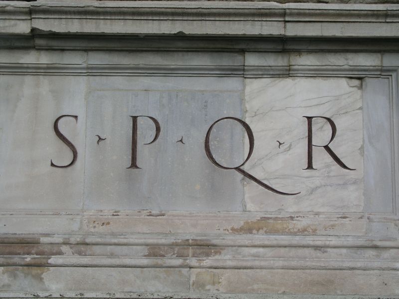 Senat Populusque Romanus - Senat und Volk von Rom