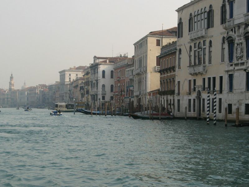 Brunettis Aussicht von seiner Terrasse auf den Canal Grande