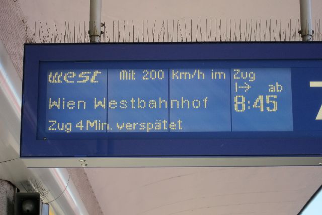 Die private Westbahn in Österreich