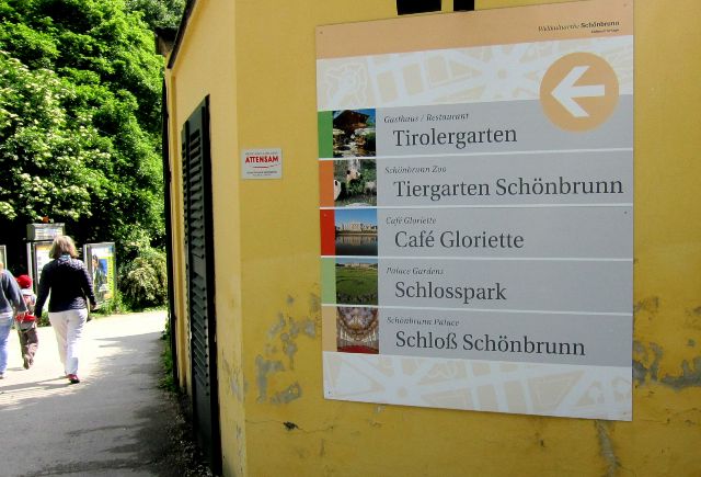 Wien Gloriette und Schönbrunn 2015