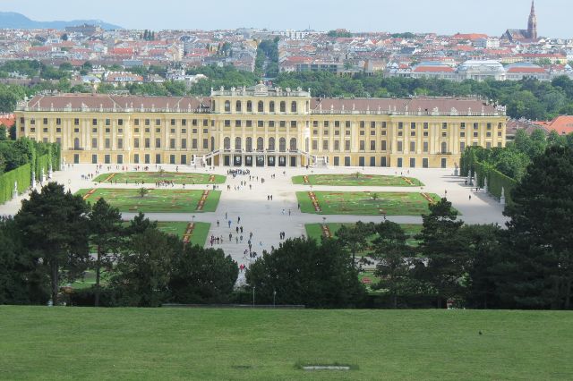 Wien Gloriette und Schönbrunn 2015