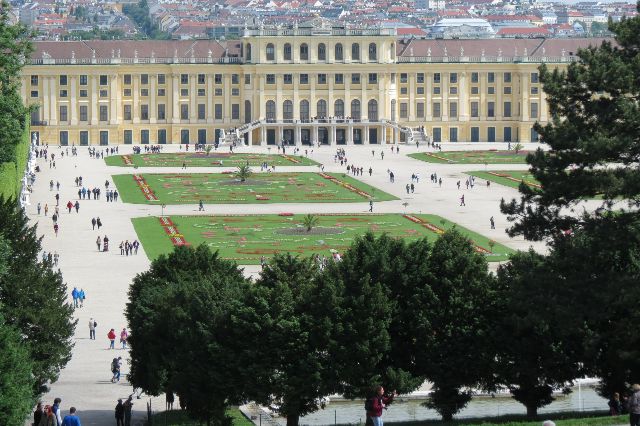 Wien Gloriette und Schönbrunn 2015