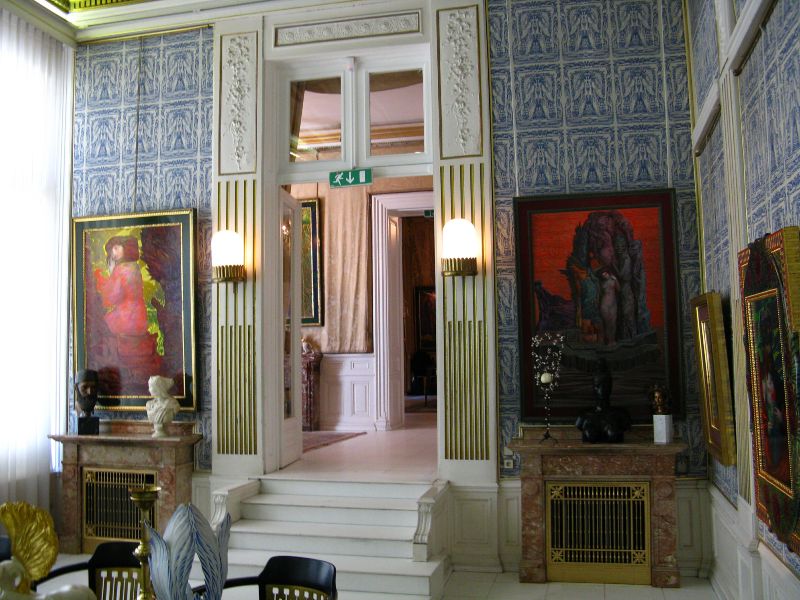 Ernst Fuchs Villa in Wien Penzing, erbaut von Otto Wagner.